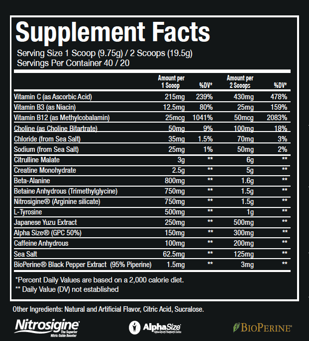 Bushido Preworkout