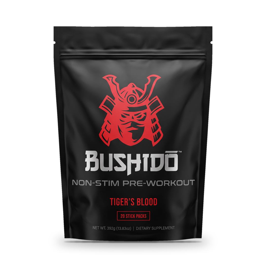 Bushido Stim-Free Pre-Workout Stick Packs – Tiger&