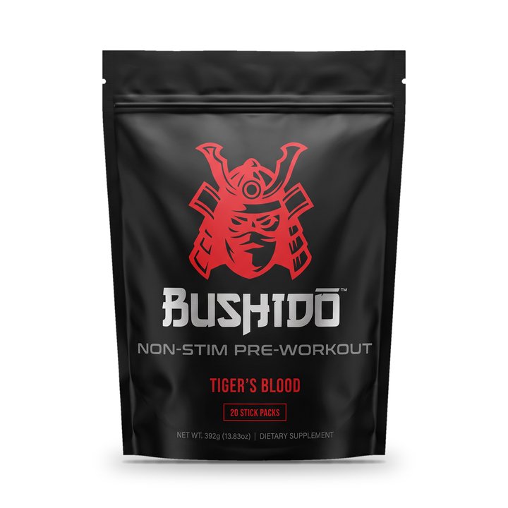 Bushido Stim-Free Pre-Workout Stick Packs – Tiger&