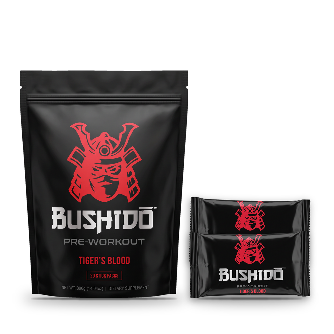 Bushido Pre-Workout Stick Packs – Tiger&