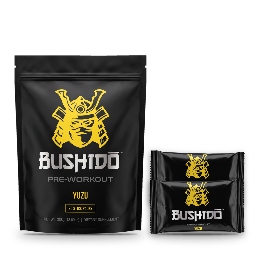 Bushido Pre-Workout Stick Packs – Yuzu bag with stick packs