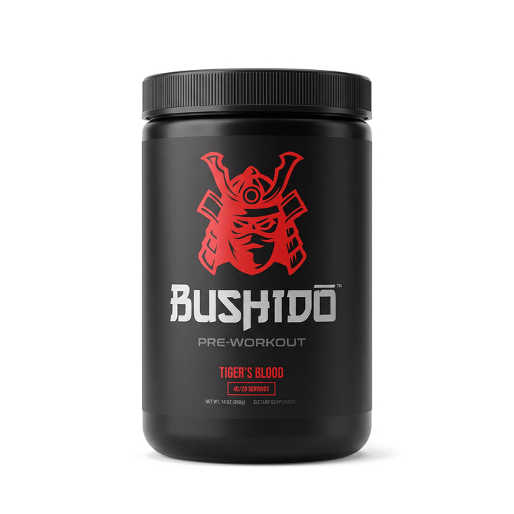 Bushidō Pre-Workout tub, Tiger&