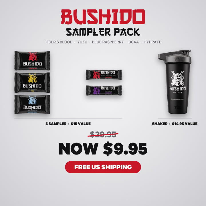 Bushido Sampler Pack, $29.95 value, now $9.95 with free US shipping